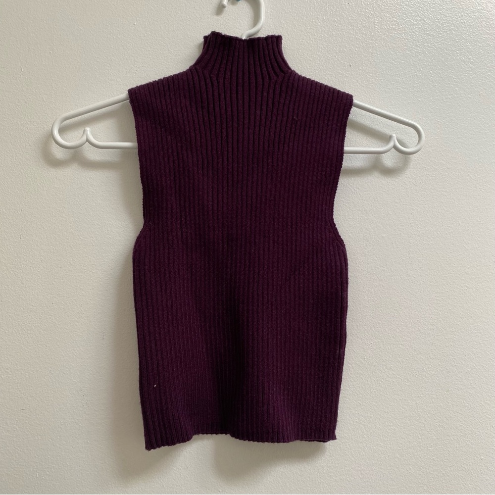 Zara Ribbed Knit Top S